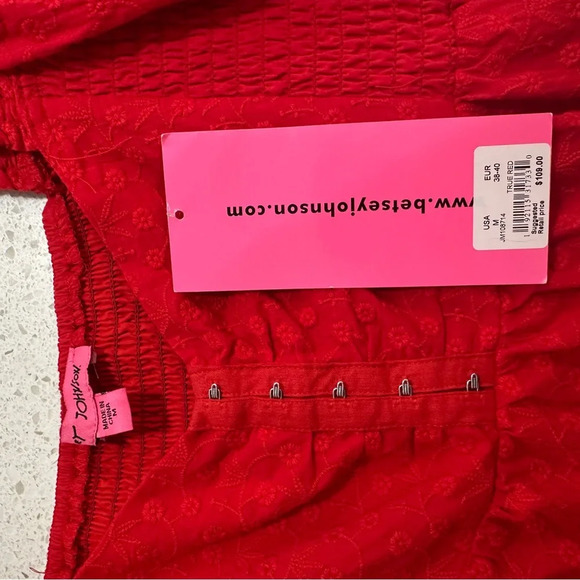 Betsy Johnson NWT Red Dress, Medium - Picture 6 of 6